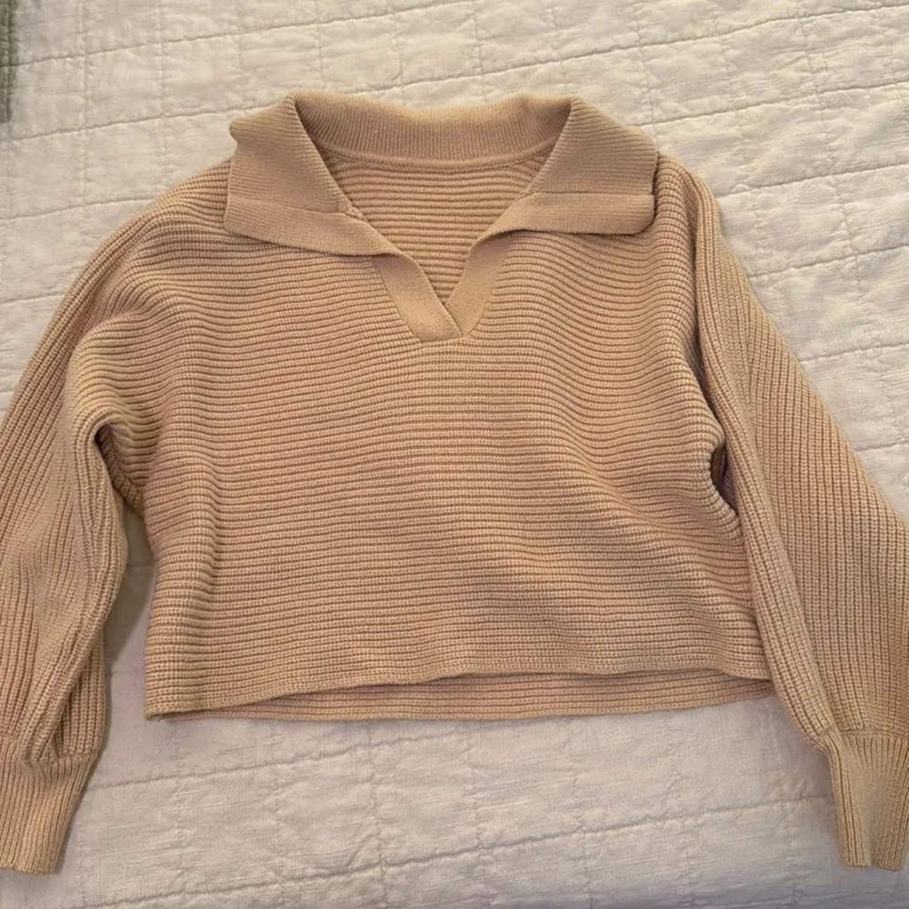 Cozy Tan Women's Sweater